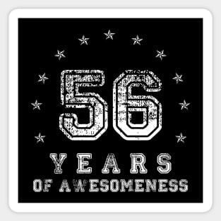 Vintage 56 years of awesomeness Sticker